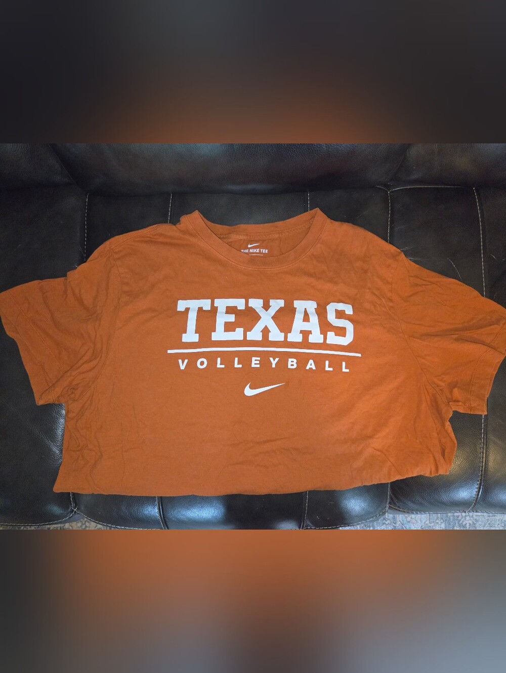 Nike Texas Volleyball Tee - Orange with White Logo